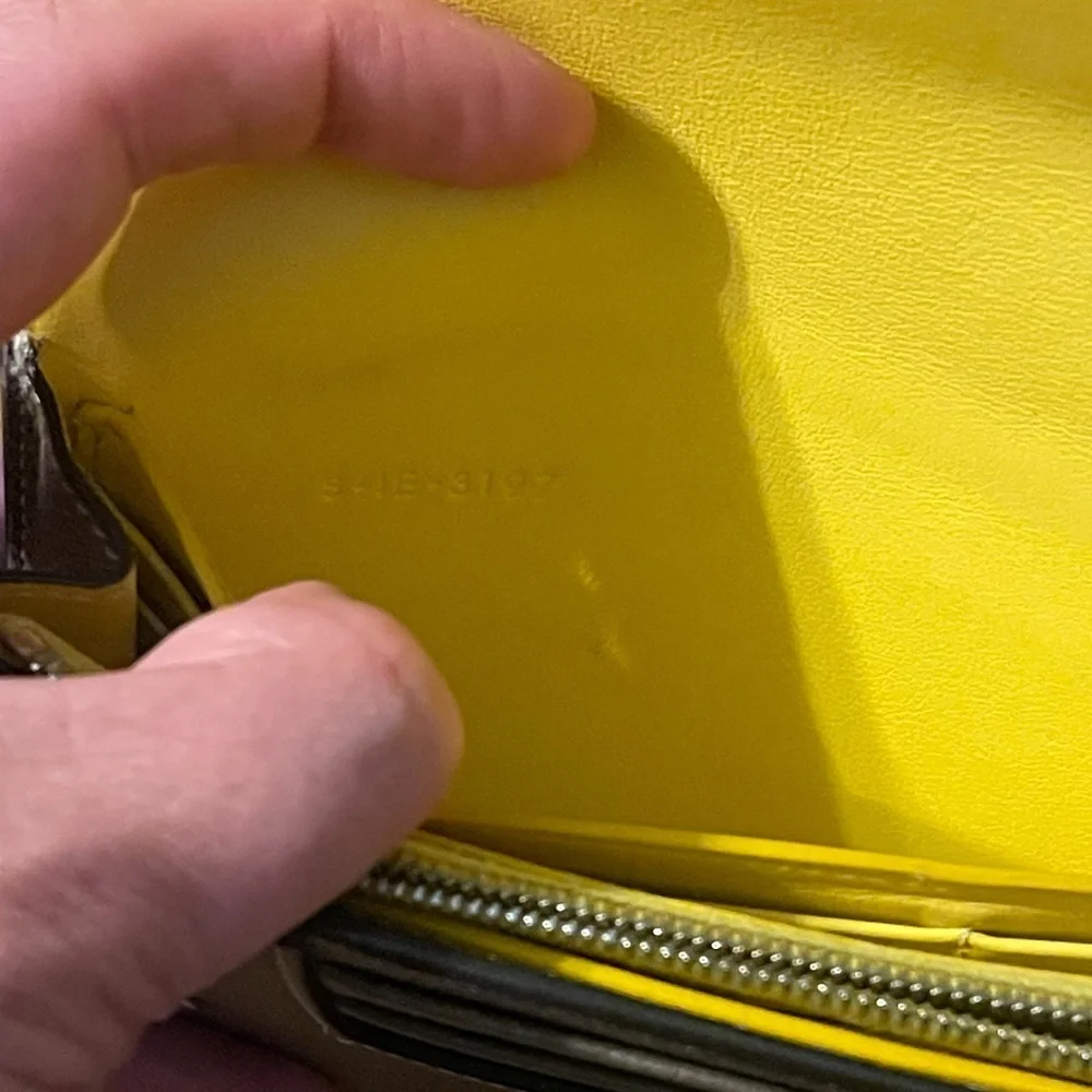 Celine Taupe Continental Leather Wallet
